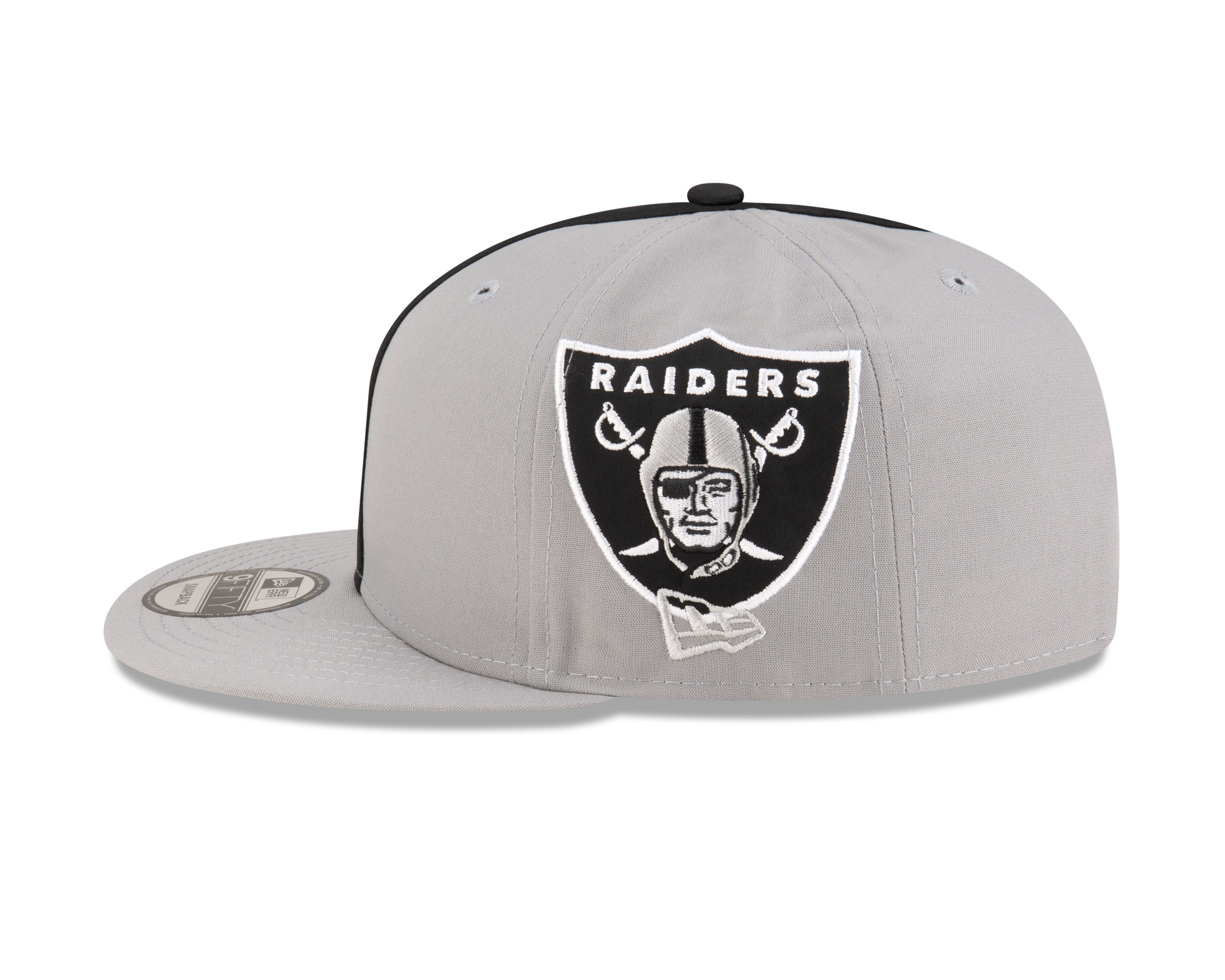 Las Vegas Raiders NFL New Era Men's Grey 9Fifty Helmet Pack Snapback