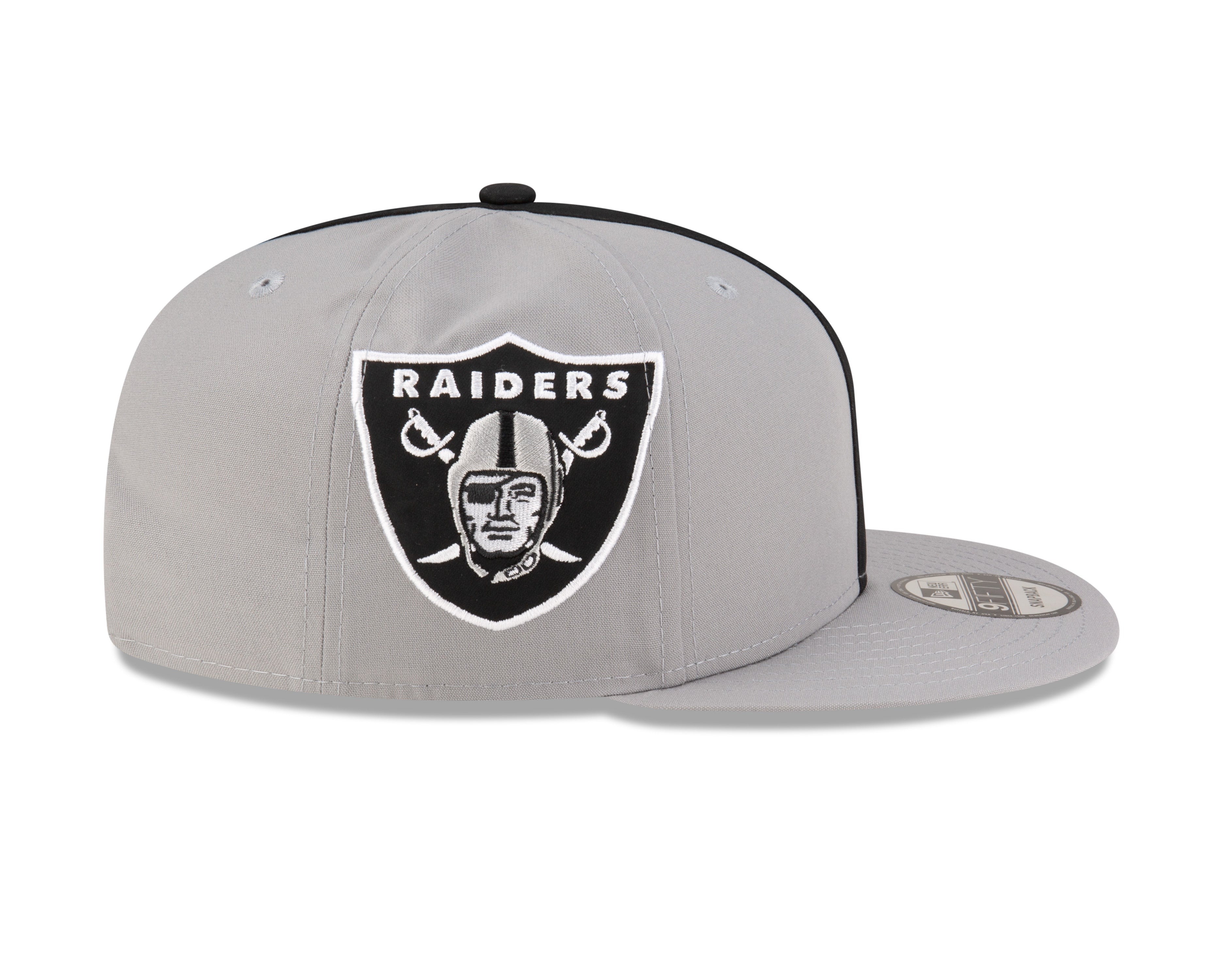 Las Vegas Raiders NFL New Era Men's Grey 9Fifty Helmet Pack Snapback