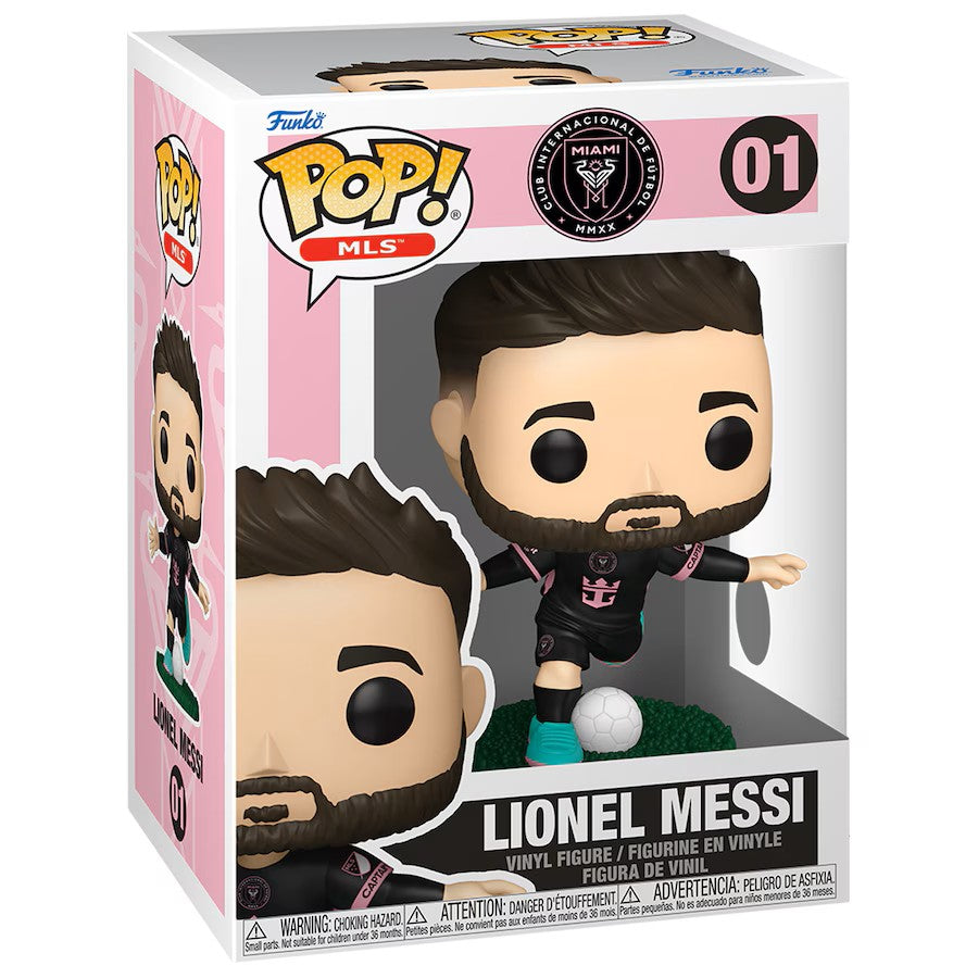 Lionel Messi Inter Miami CF MLS #01 Away Uniform Funko POP Vinyl Figure