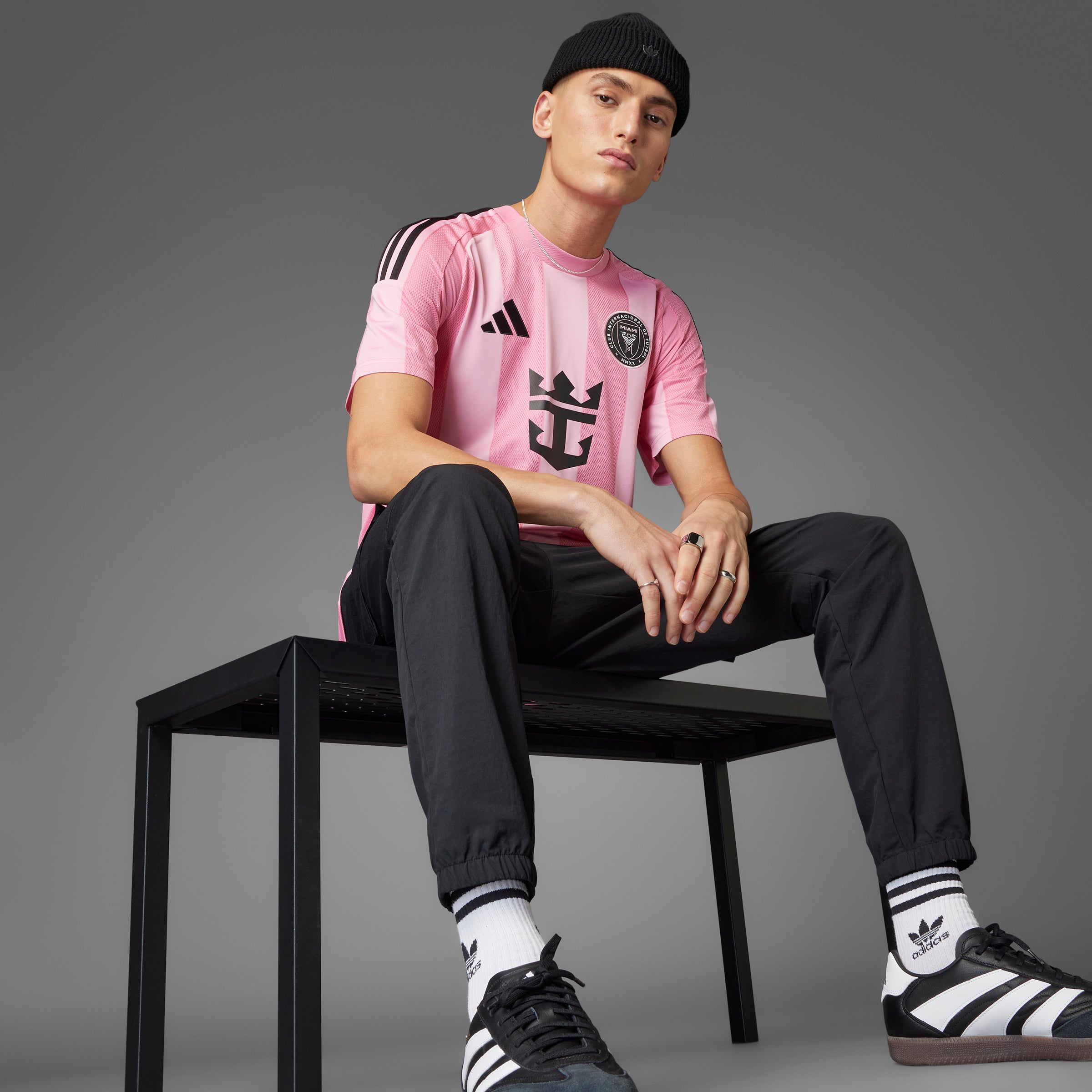 Maillot domicile rose 2025 de Lionel Messi Inter Miami FC MLS Adidas pour homme