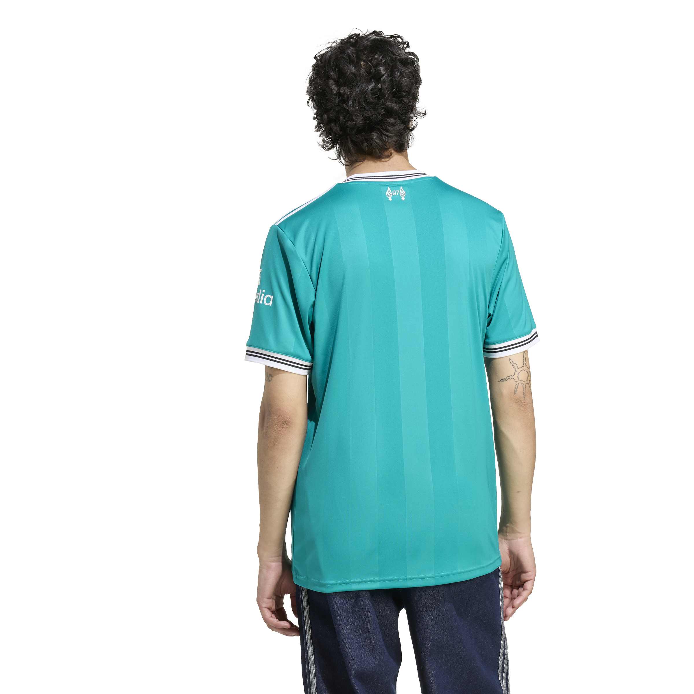 Liverpool FC EPL Adidas Men's Sea Green 2025/26 Replica Third Jersey