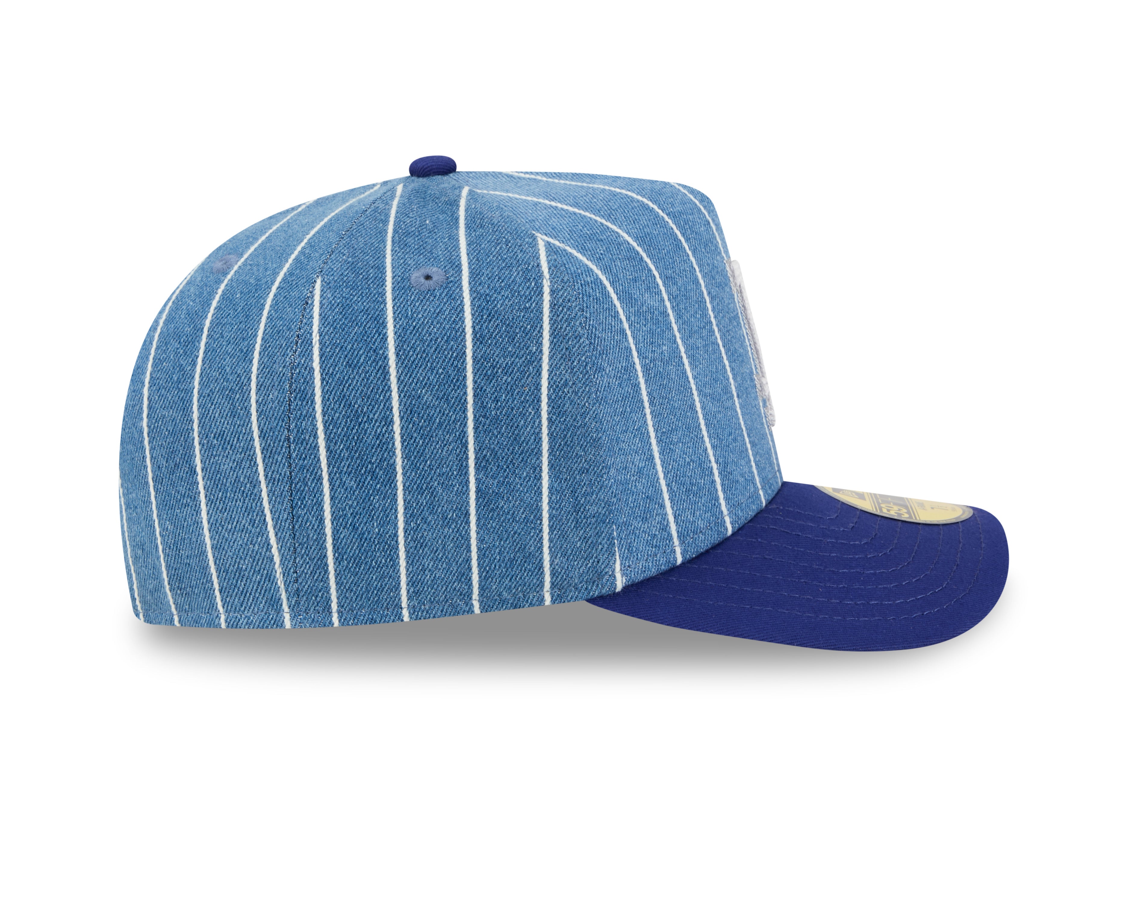 Los Angeles Dodgers MLB New Era Men's Light Blue/Royal Blue 59Fifty A-Frame Parallel Fitted Hat