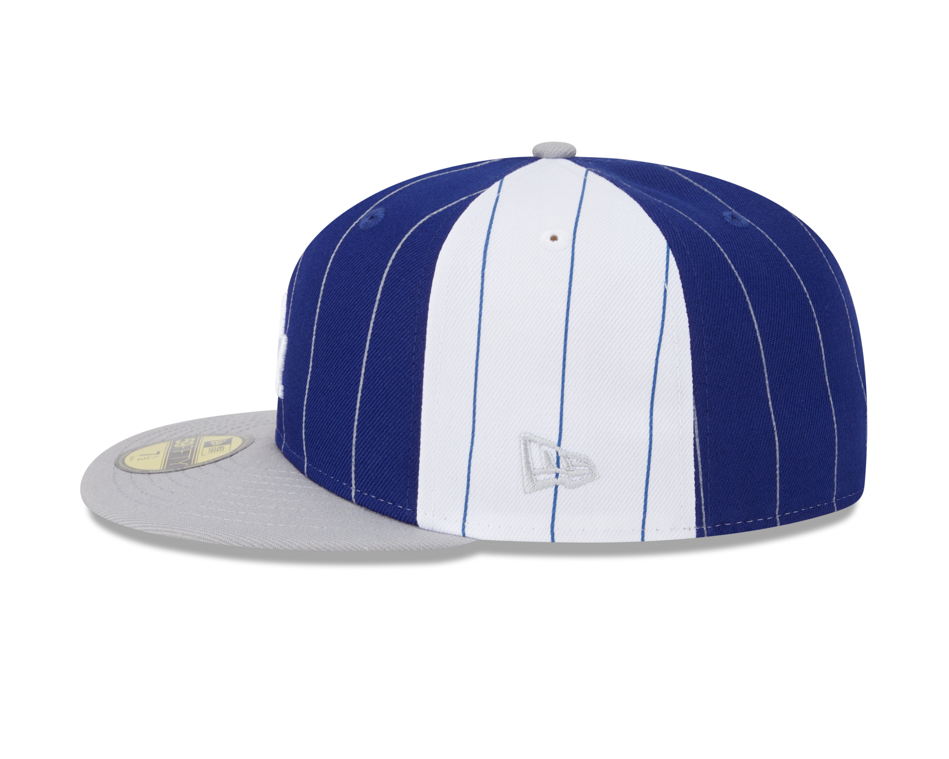 Los Angeles Dodgers MLB New Era Men's Navy 59Fifty Two Tone Pinstripe Fitted Hat