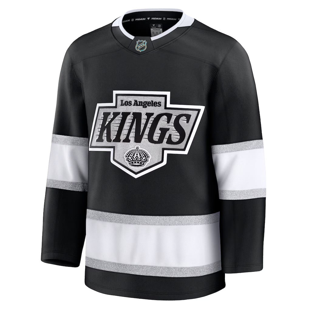Maillot noir premium pour homme des Kings de Los Angeles (NHL) de marque Fanatics