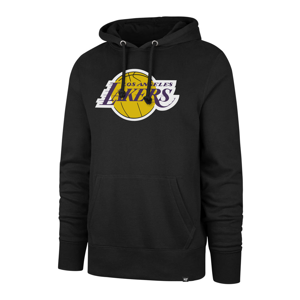 Los Angeles Lakers NBA 47 Brand Men's Black Imprint Headline Pullover Hoodie