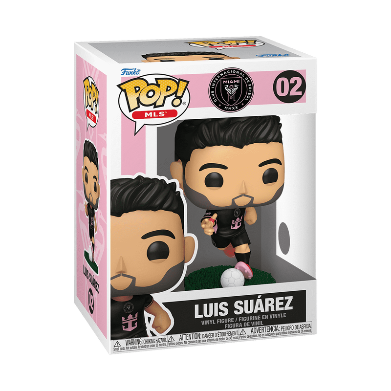 Luis Suárez Inter Miami CF MLS #02 Away Uniform Funko POP Vinyl Figure