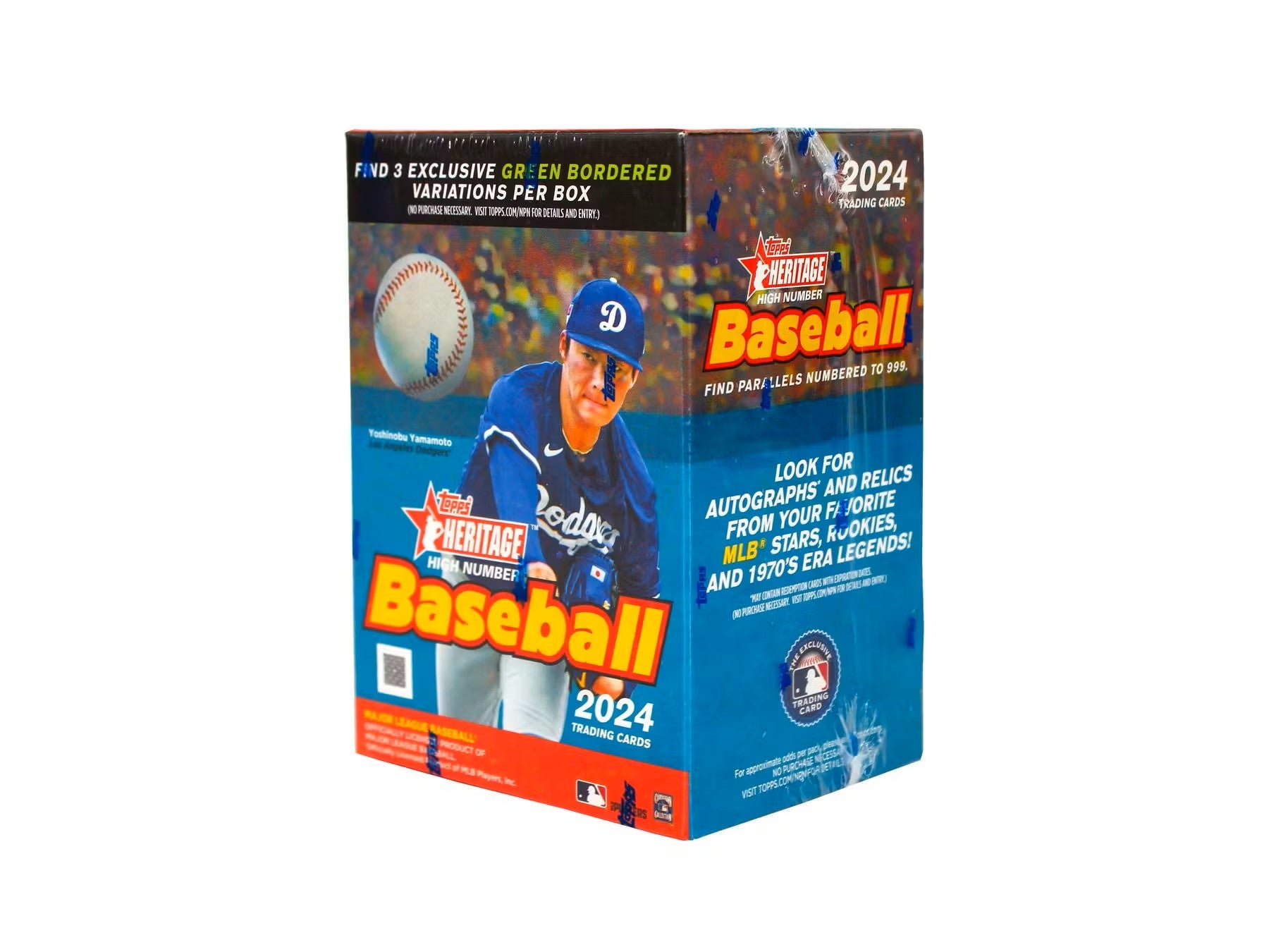 MLB 2024 Topps Heritage High Number Baseball Blaster Value Box
