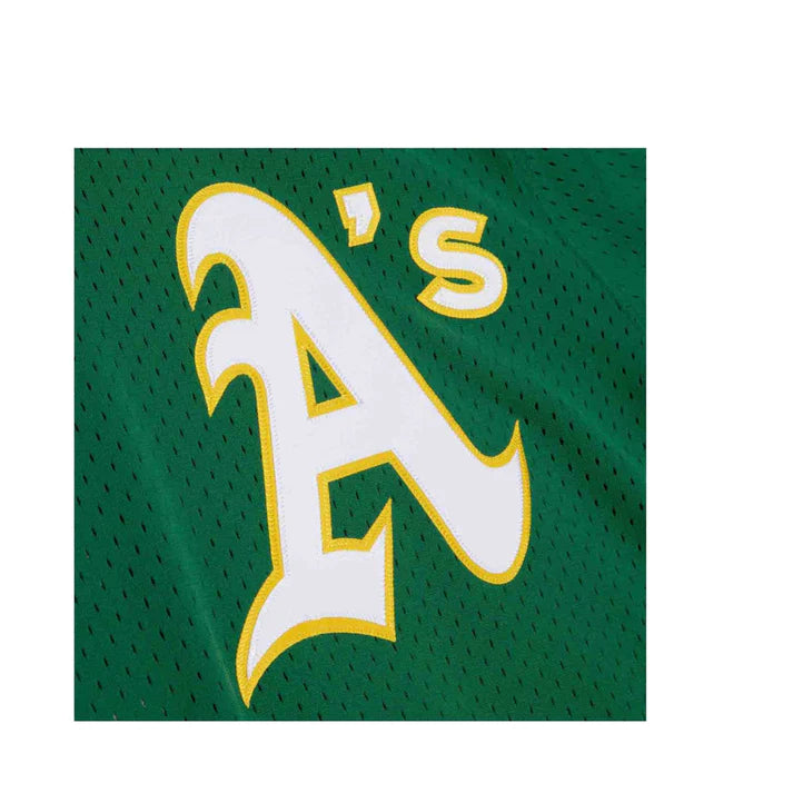 Reggie Jackson Oakland Athletics MLB Mitchell & Ness Maillot BP authentique 1987 vert pour homme