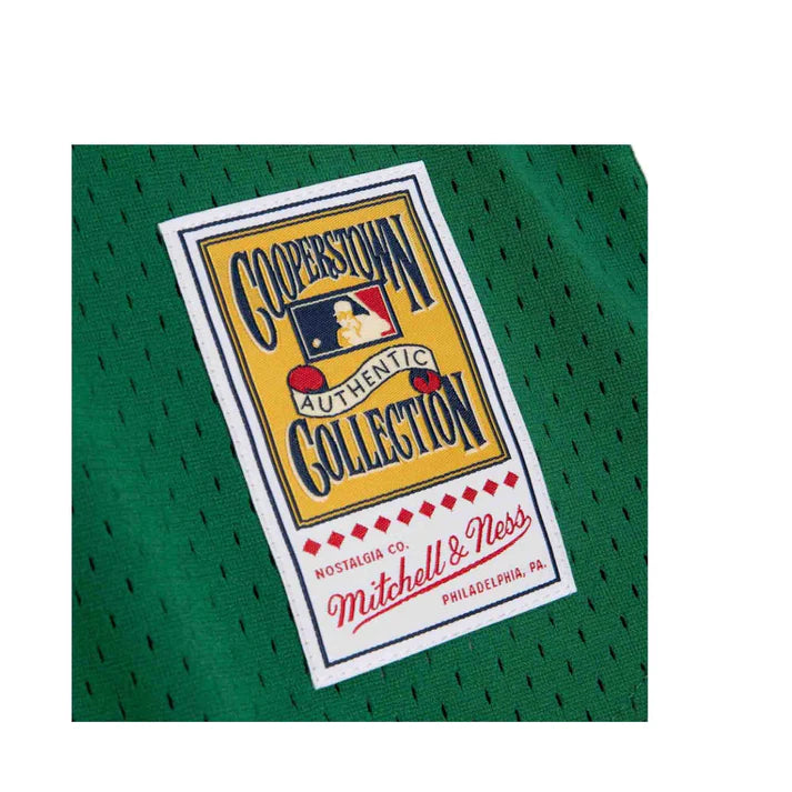 Reggie Jackson Oakland Athletics MLB Mitchell & Ness Maillot BP authentique 1987 vert pour homme