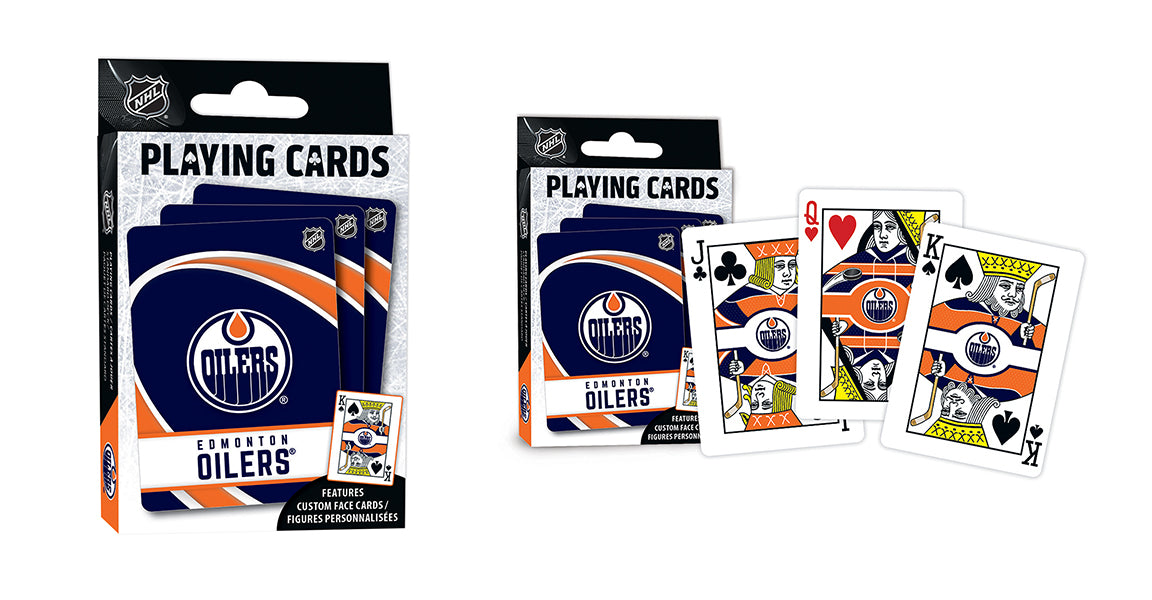 Edmonton Oilers NHL Masterpieces Playing Cards