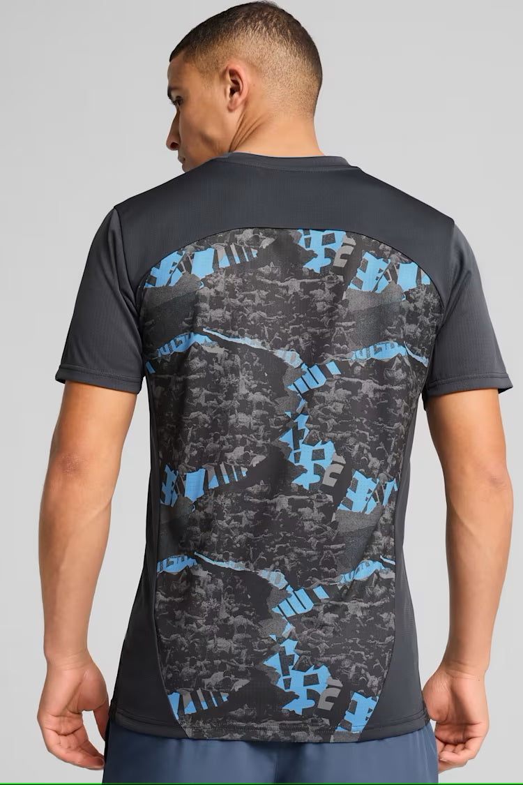 Maillot pré-match Puma Manchester City EPL gris pour homme 2024/25