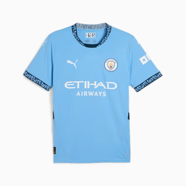 Manchester City EPL Puma Men's Light Blue 2024/25 Replica Jersey