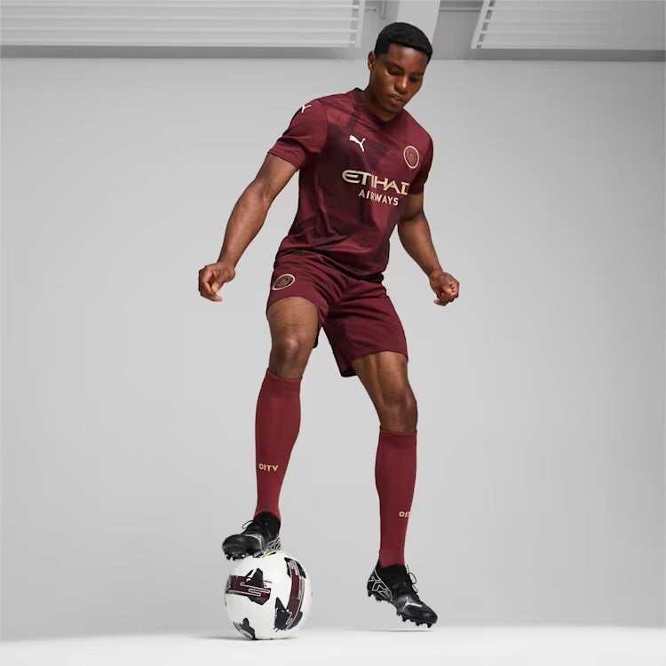 Manchester City EPL Puma Men's Red 2024/25 Third Replica Jersey