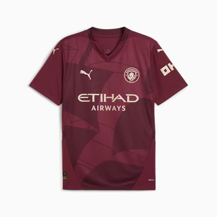 Manchester City EPL Puma Men's Red 2024/25 Third Replica Jersey