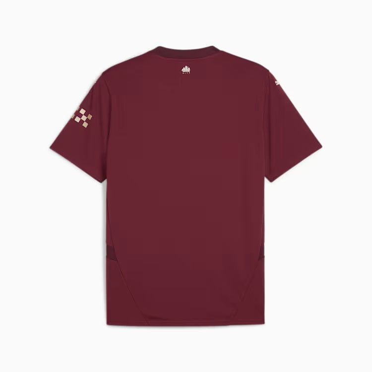 Maillot réplique pour homme Manchester City EPL Puma rouge 2024/25 Third