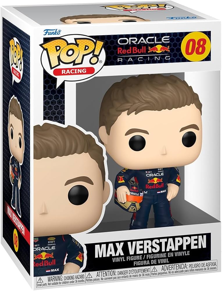 Max Verstappen Red Bull F1 Funko POP Racing Vinyl Figure #08