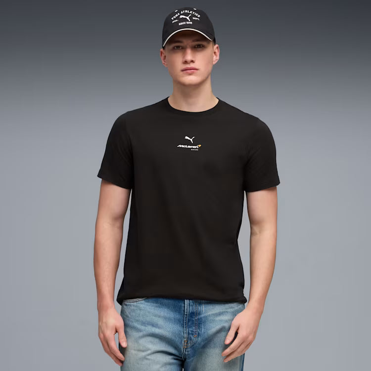 McLaren Racing F1 Puma Men's Black Small Logo T-Shirt
