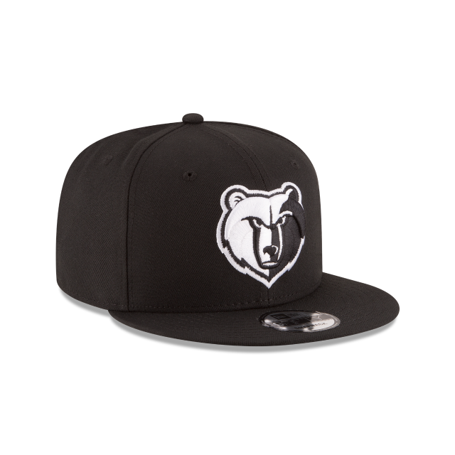 Memphis Grizzlies NBA New Era pour hommes, noir/blanc 9Fifty Basic Snapback