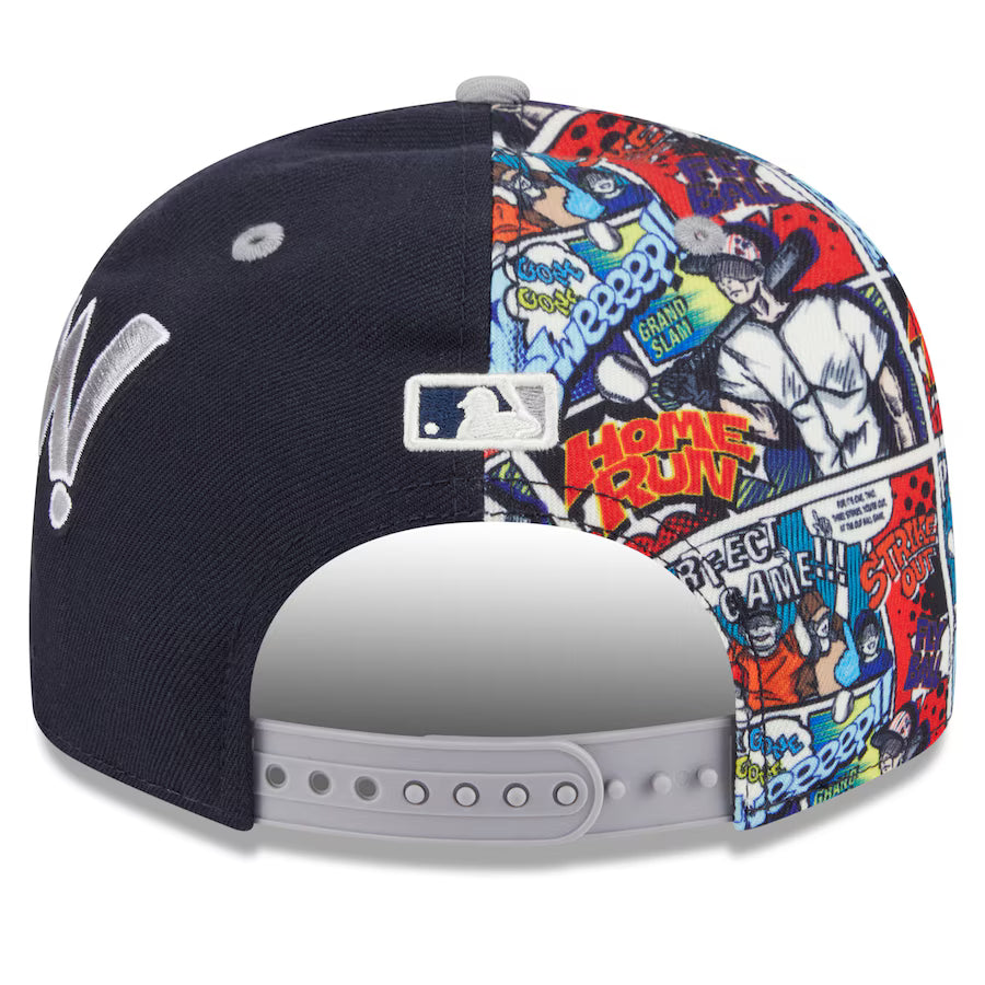 New York Yankees MLB New Era Men's Navy/Gray 9Fifty 2025 Diamond Hero Edition Snapback