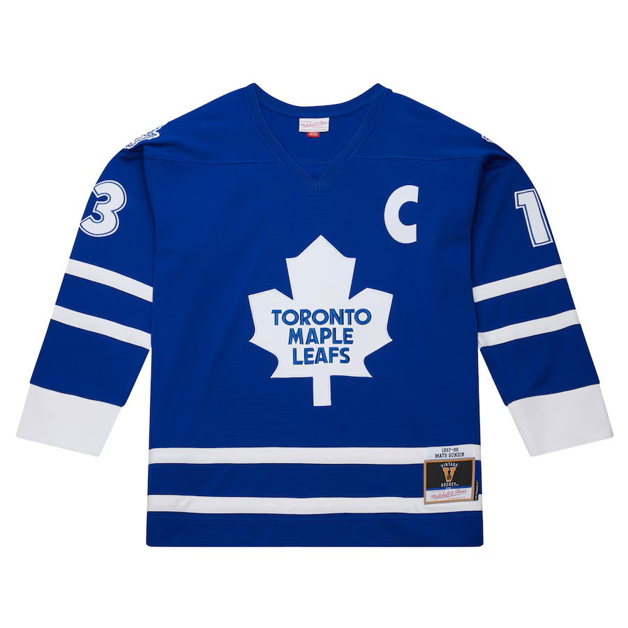 Mats Sundin Toronto Maple Leafs NHL Mitchell & Ness Men's Royal 1997 Power Play Authentic Jersey