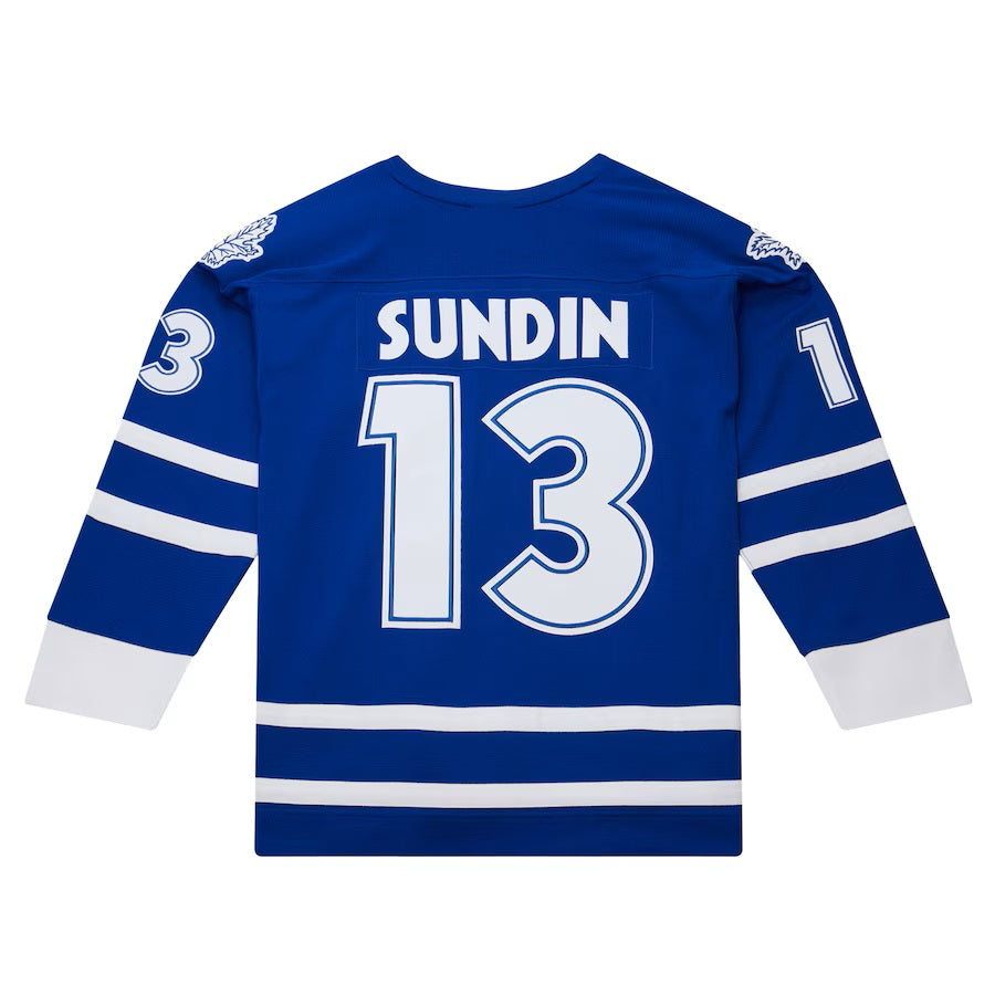 Mats Sundin Toronto Maple Leafs NHL Mitchell & Ness Men's Royal 1997 Power Play Authentic Jersey