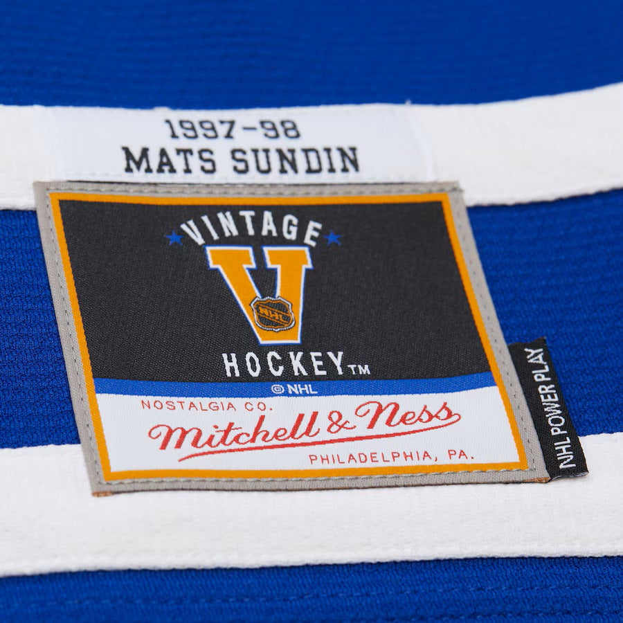 Mats Sundin Toronto Maple Leafs NHL Mitchell & Ness Men's Royal 1997 Power Play Authentic Jersey