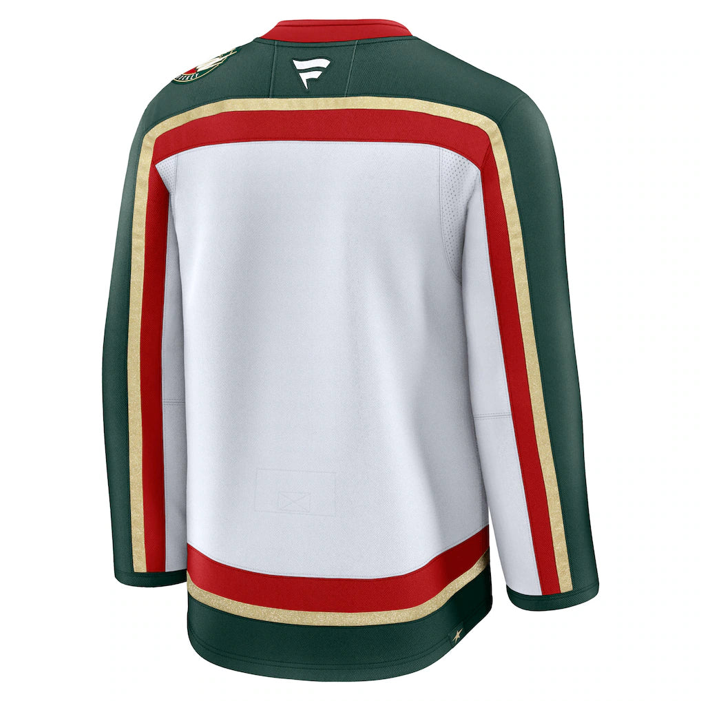 Minnesota Wild NHL Fanatics Branded Men's White 25th Anniversary Premium Jersey