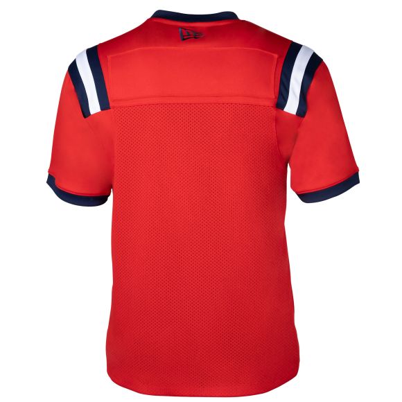 Maillot réplique de troisième remplaçant rouge des Alouettes de Montréal de la LCF New Era pour homme