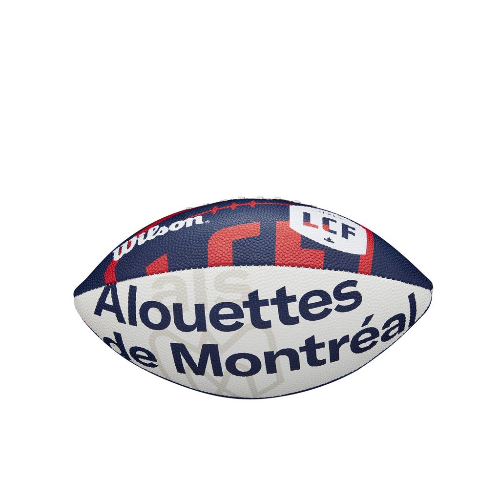 Ballon de football miniature Wilson Wraparound des Alouettes de Montréal de la LCF