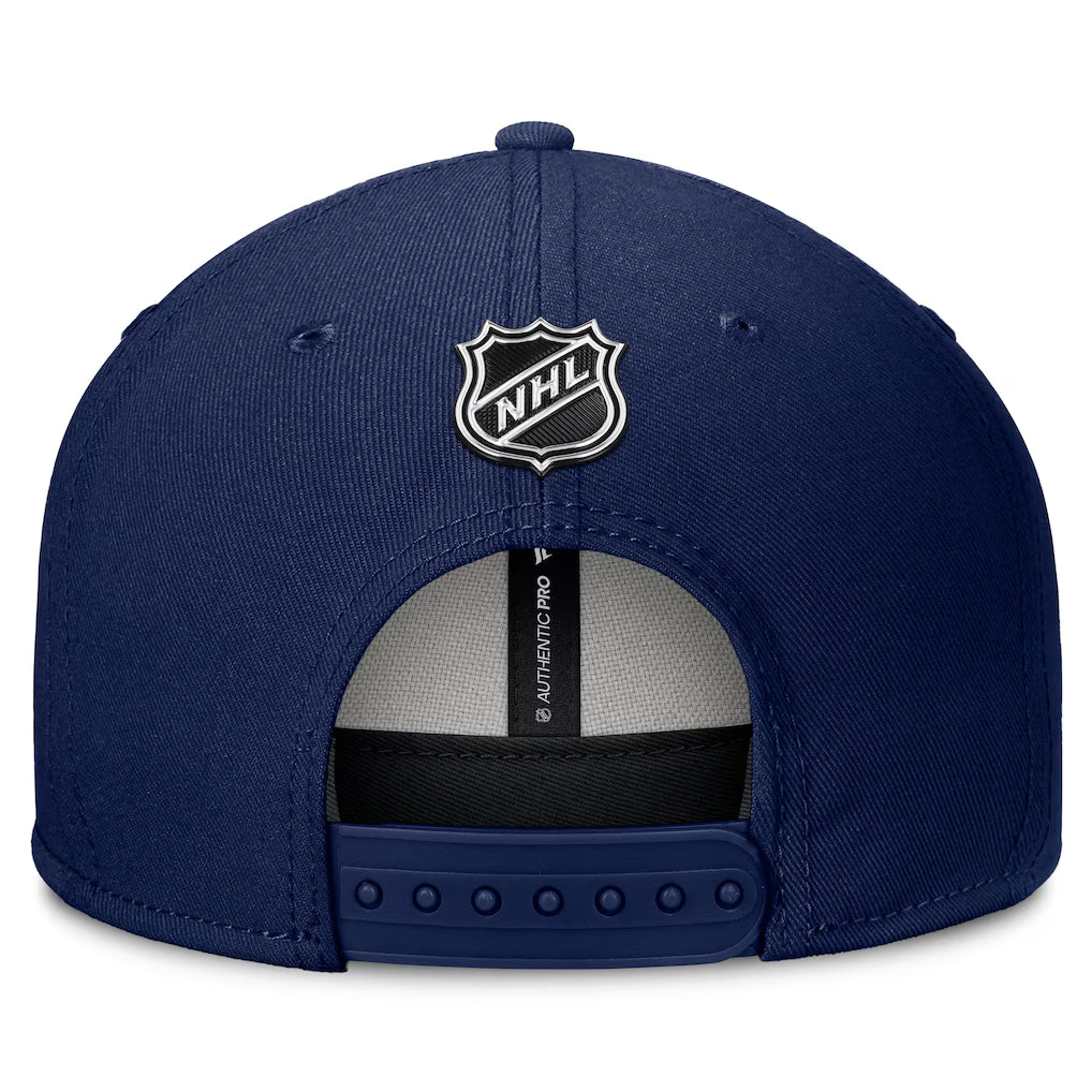 Montreal Canadiens Fanatics NHL Fanatics Branded Men's Navy Rink Flat Brim Snapback