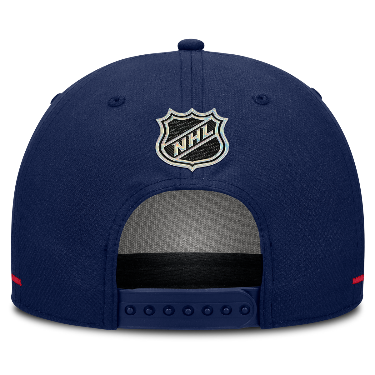 Montreal Canadiens NHL Fanatics Branded Men's Navy Authentic Pro Rink Woven A-Frame Snapback