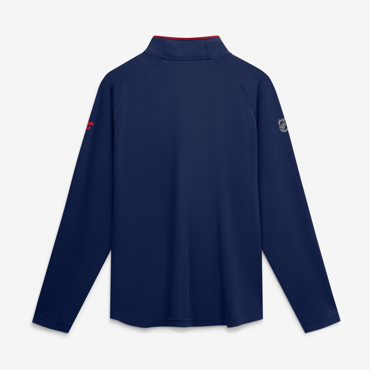 Montreal Canadiens NHL Fanatics Branded Men's Navy Authentic Pro Rink Training 1/4 Zip Long-sleeve Shirt