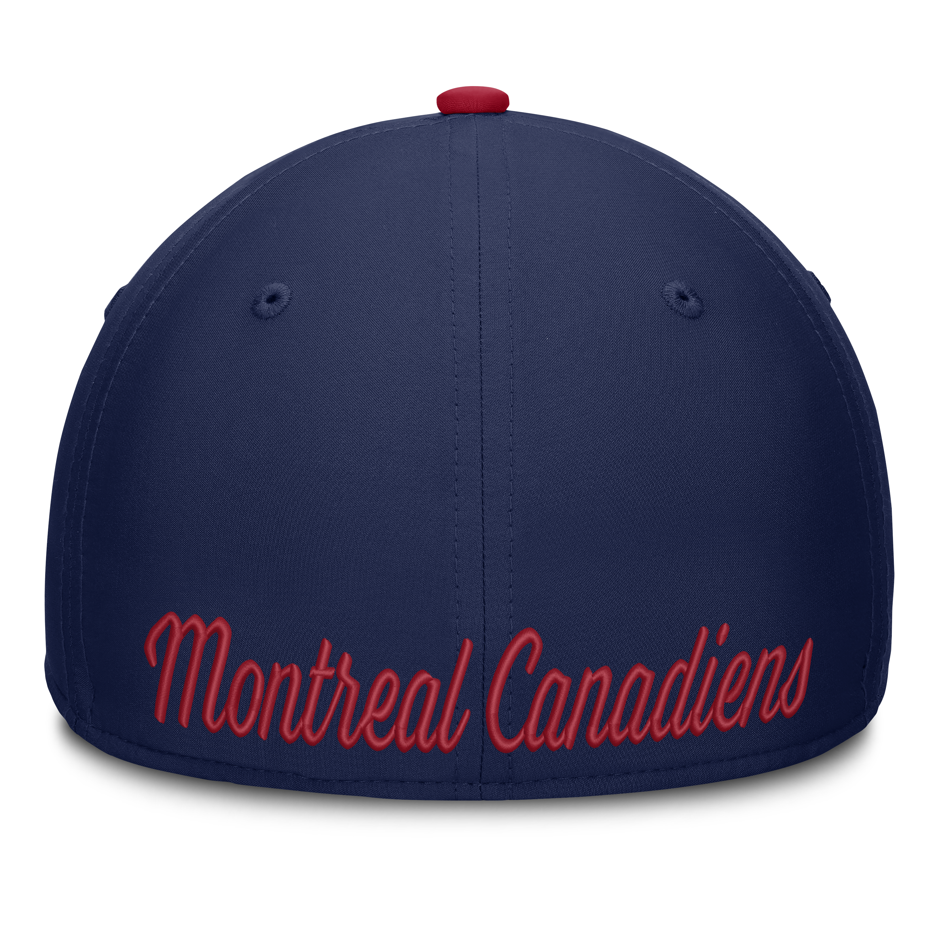 Montreal Canadiens NHL Fanatics Branded Men's Navy/Red 2026 Draft Authentic Pro Stretch Fit Hat