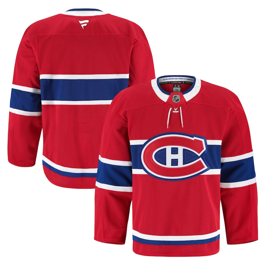 Montreal Canadiens NHL Fanatics Branded Men's Red Authentic Pro Jersey