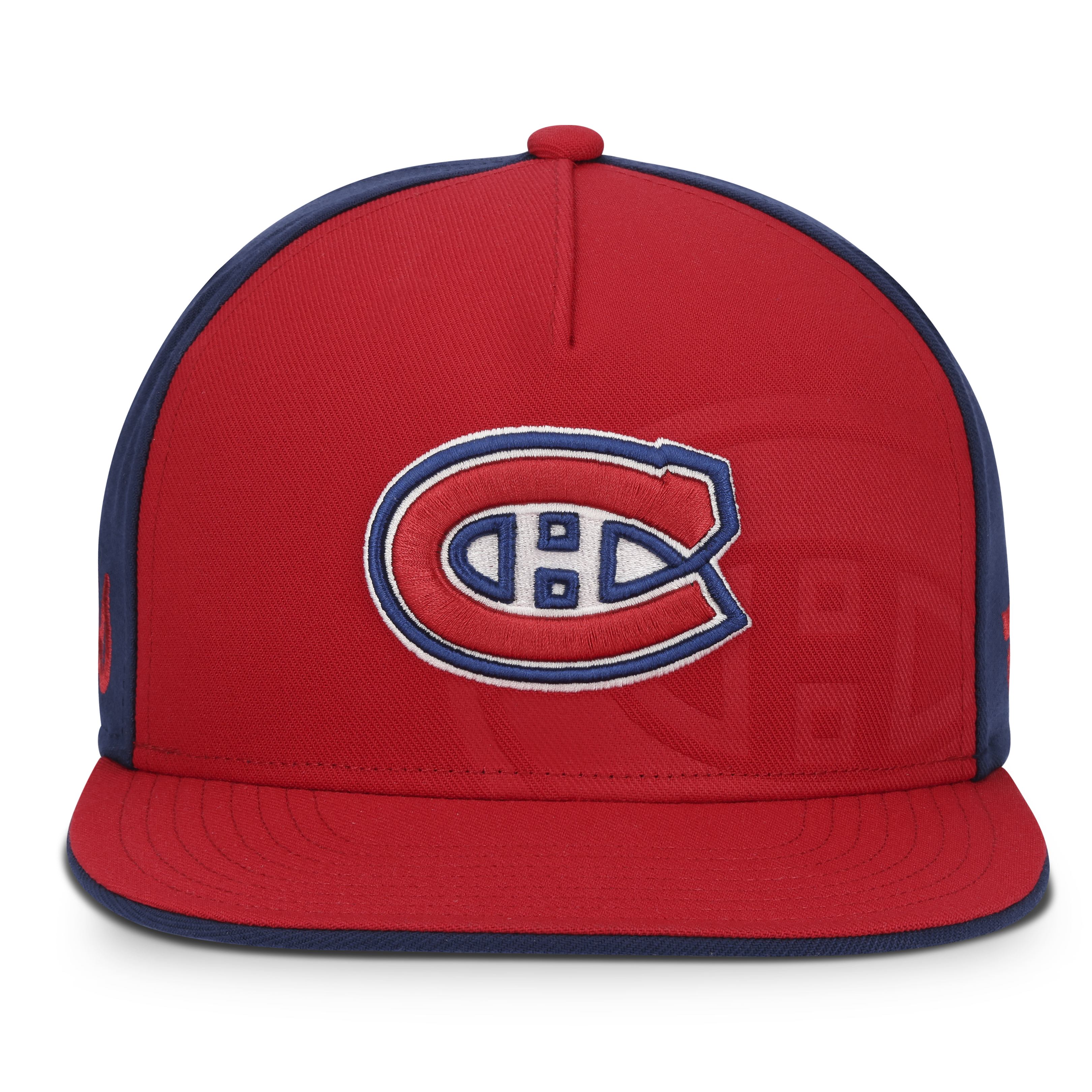 Montreal Canadiens NHL Fanatics Branded Men's Red/Navy 2026 Draft Authentic Pro Snapback Hat