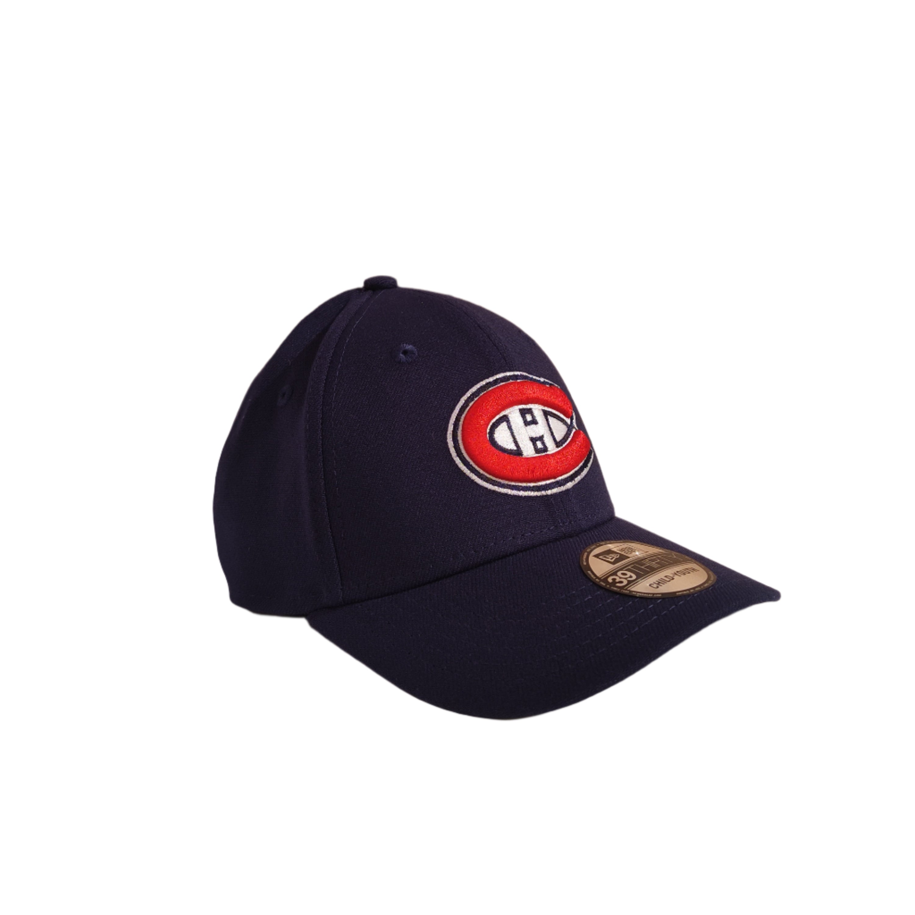 Montreal Canadiens NHL New Era Youth Navy 39Thirty Stretch Fit Hat