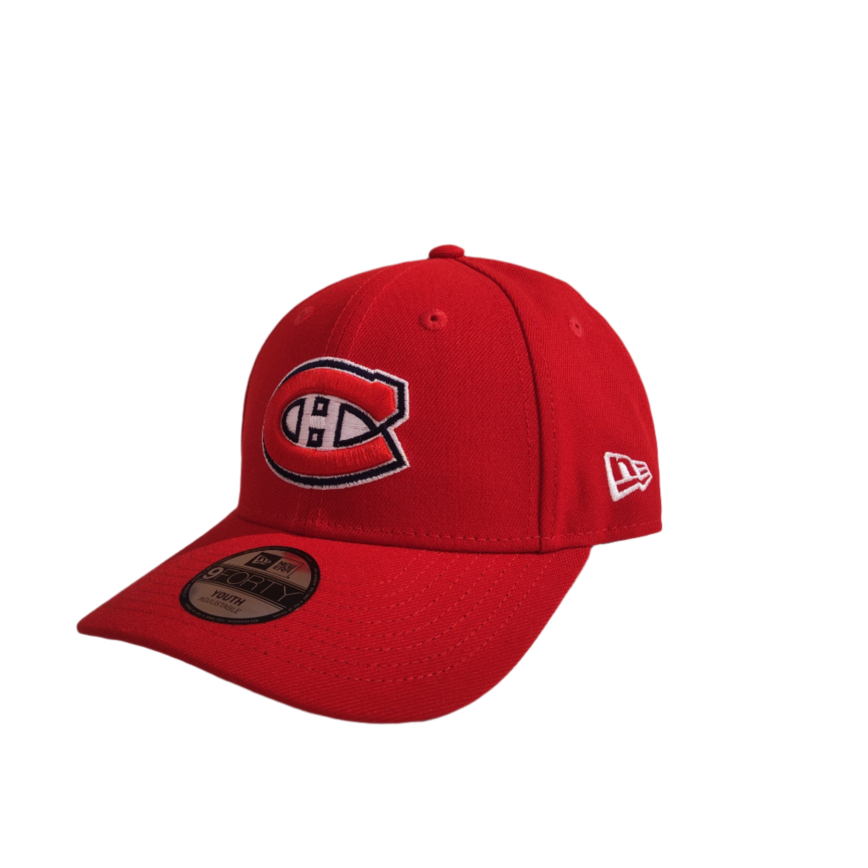 Montreal Canadiens NHL New Era Youth Red 9Forty Adjustable Hat