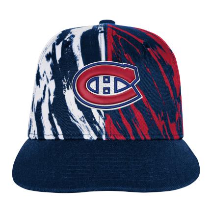 Casquette à visière plate Snapback Propel bleu marine pour jeunes de la LNH des Canadiens de Montréal Outerstuff