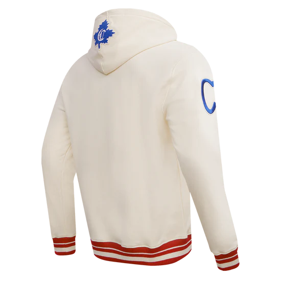 Sweat à capuche rétro classique blanc cassé pour homme des Canadiens de Montréal NHL Pro Standard
