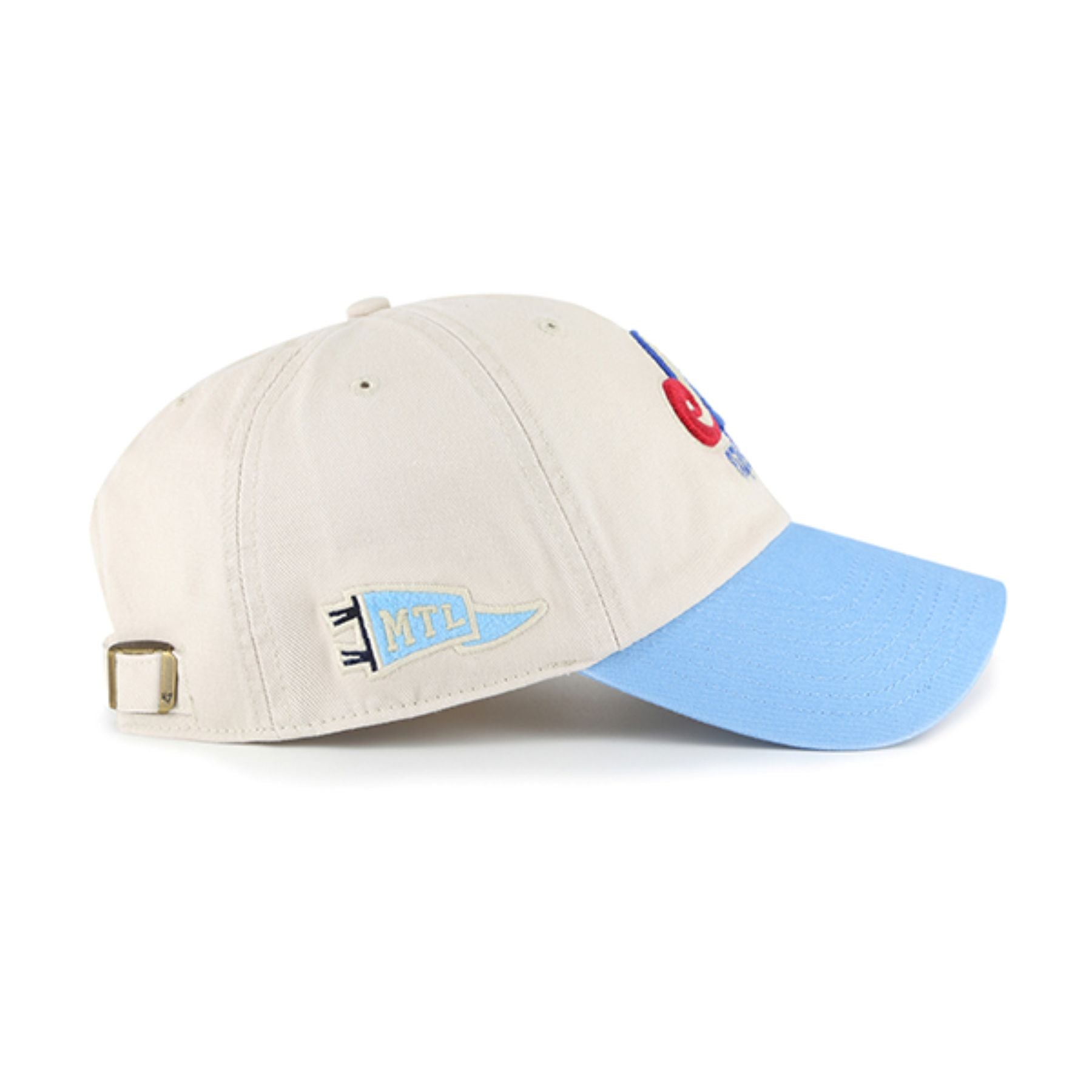 Montreal Expos MLB 47 Brand Men's Beige Clean Up Grand Stand Adjustable Hat