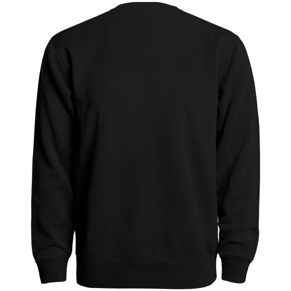 Montreal Expos MLB Bulletin Men's Black Twill Logo Shadow Express Crew Sweater
