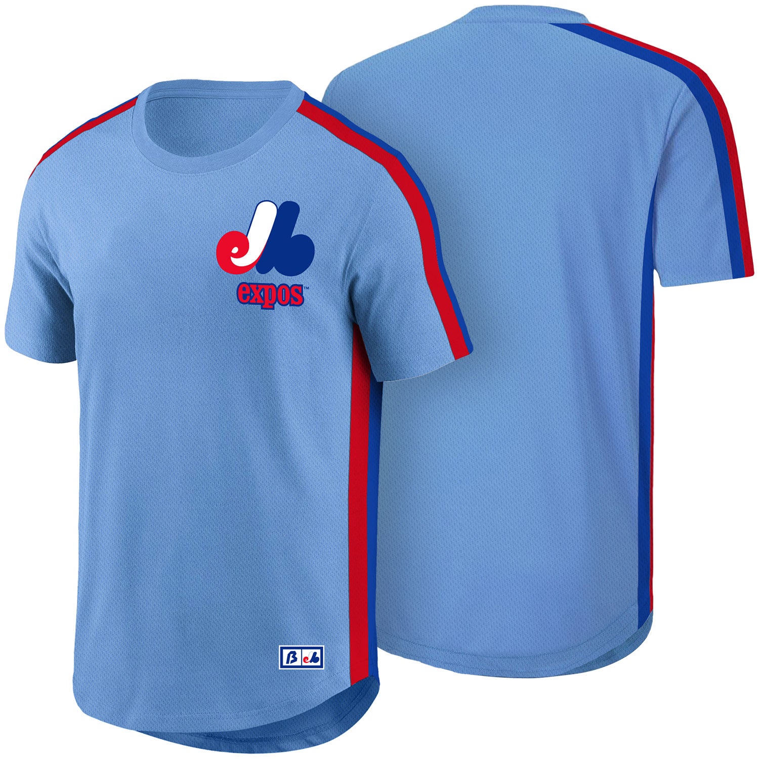 Montreal Expos MLB Bulletin Men's Light Blue Curveball T-Shirt