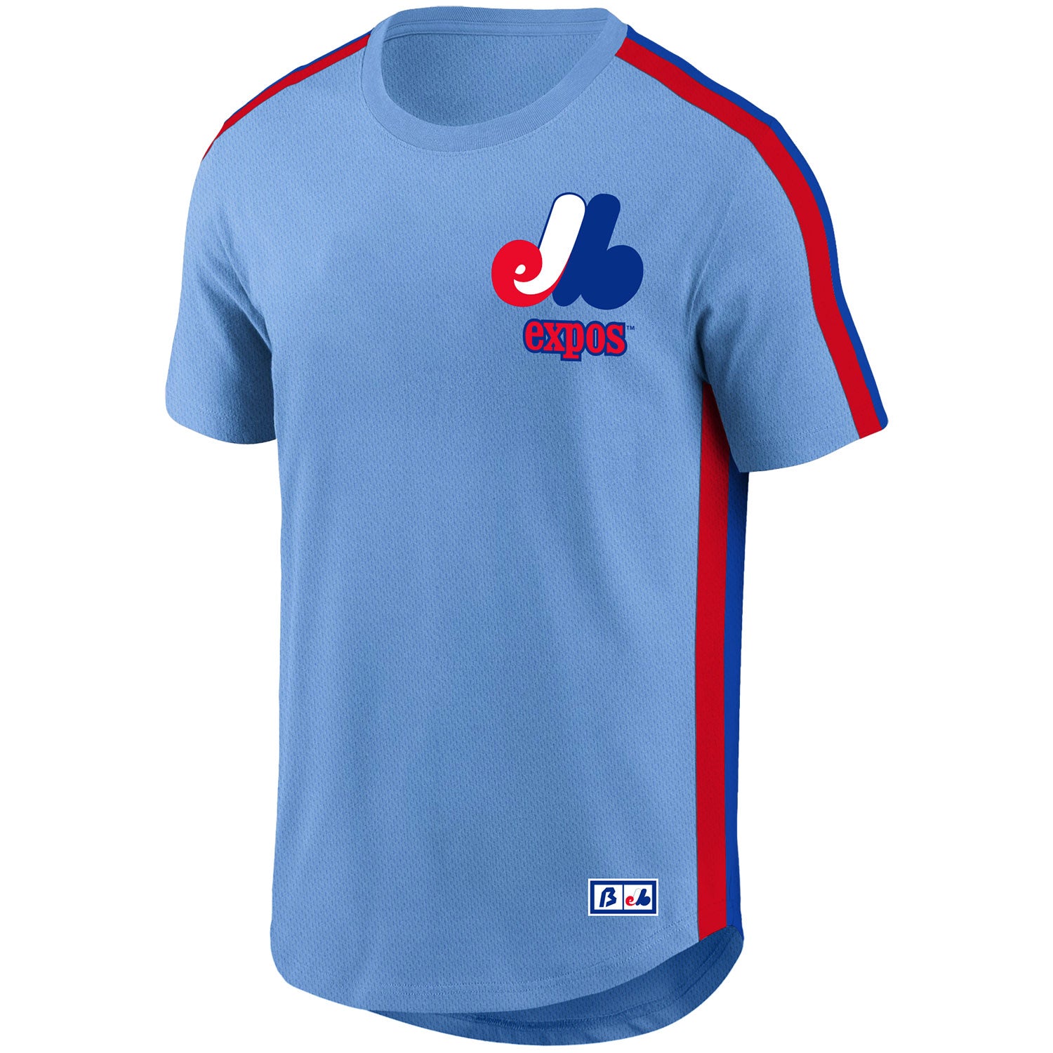 Montreal Expos MLB Bulletin Men's Light Blue Curveball T-Shirt