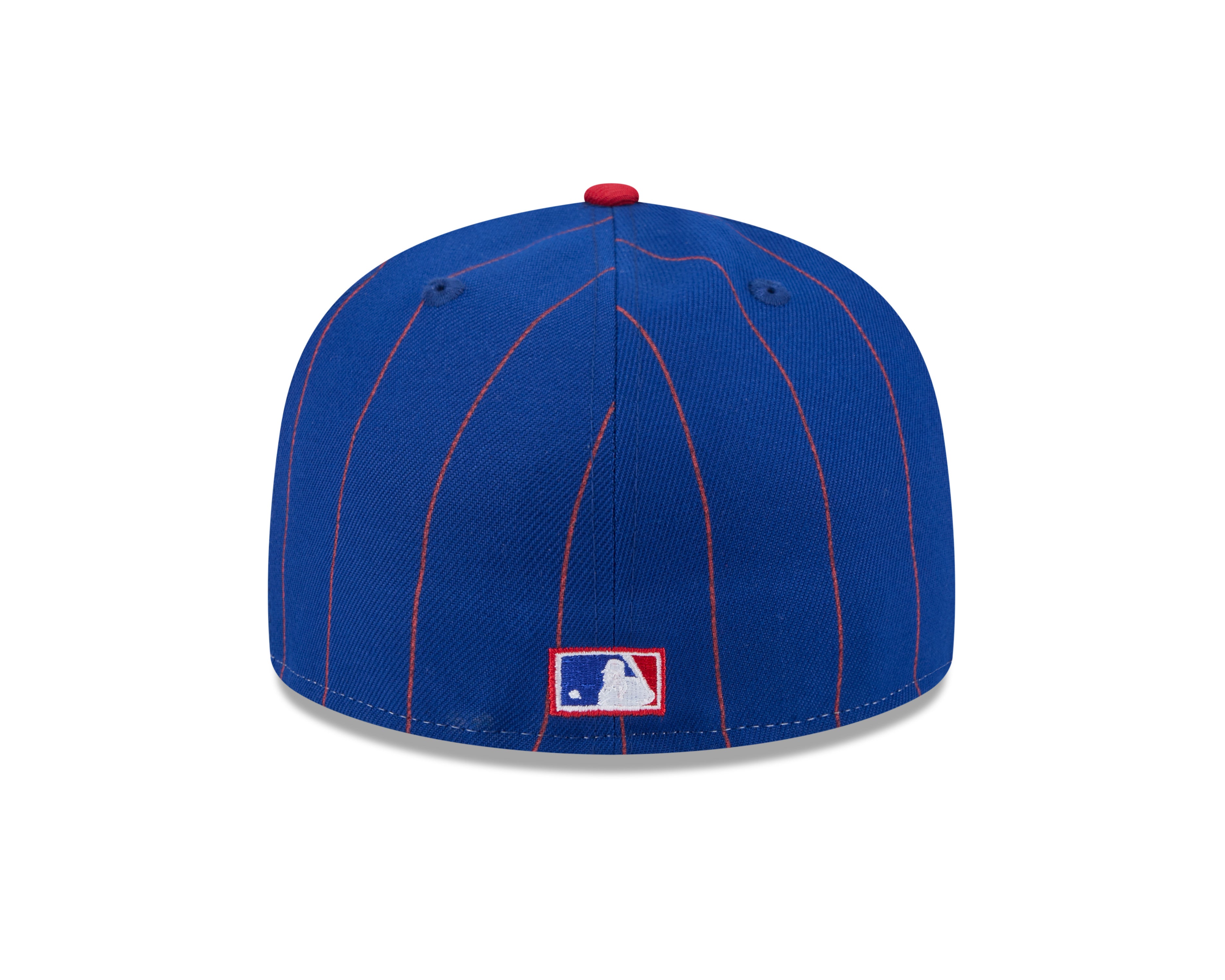 Montreal Expos MLB New Era Men's Royal Blue 59Fifty Two Tone Pinstripe Fitted Hat