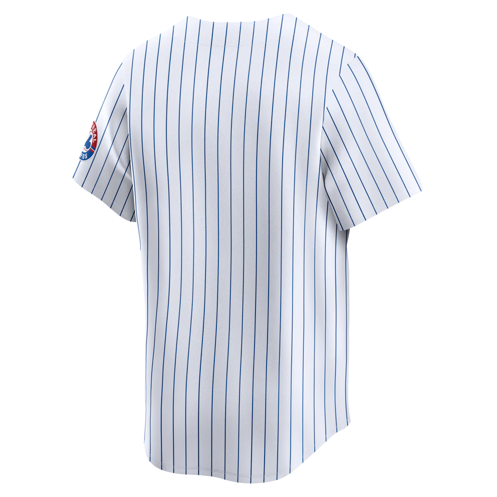 Montreal Expos MLB Nike Men's White Cooperstown Pinstripe Replica Jersey