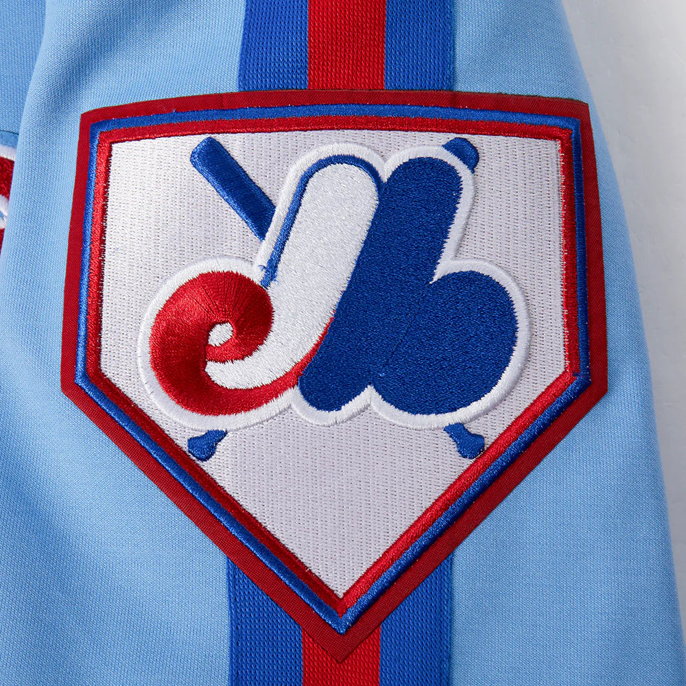 Montreal Expos MLB Pro Standard Men's Light Blue Cooperstown Game Day Double Knit Jacket