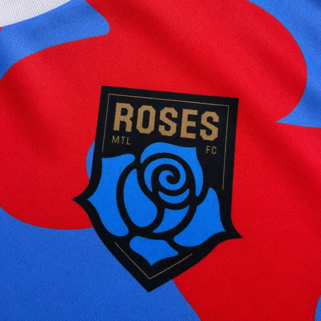 Montreal Roses FC NSL Hummel Unisex Red/Blue 2026 Home Replica Jersey