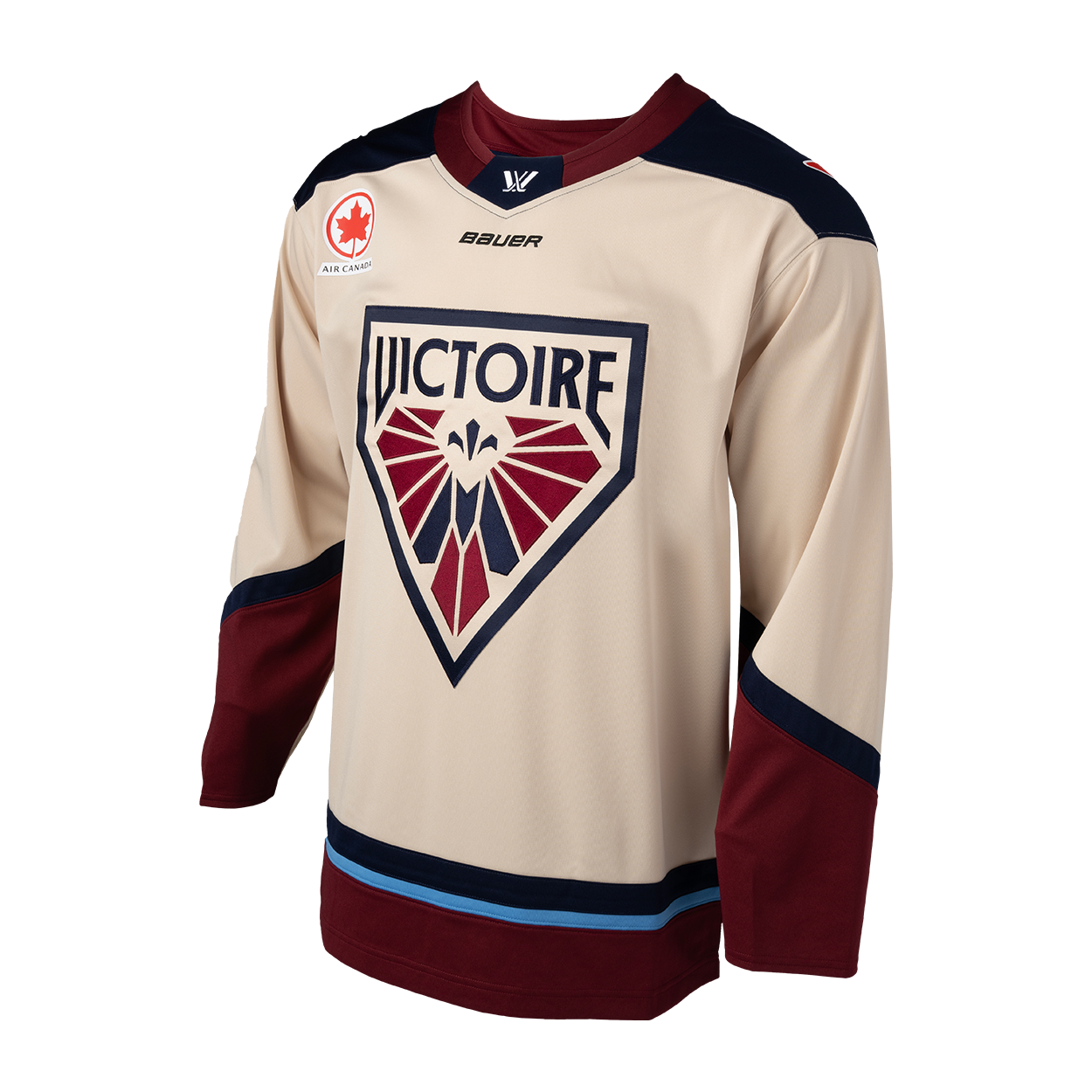 Montreal Victoire PWHL Bauer Unisex Beige 2025 Replica Away Jersey
