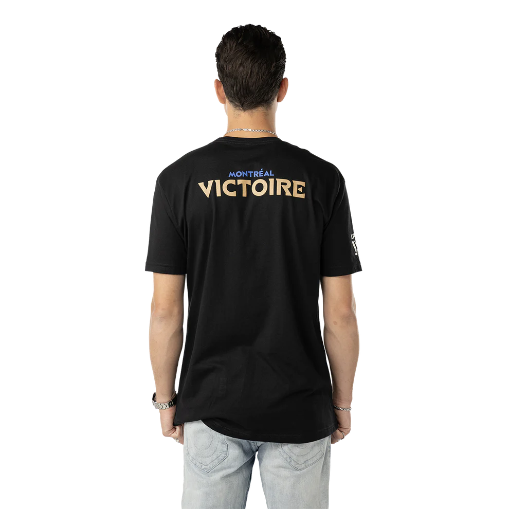 Montreal Victoire PWHL Bauer Unisex Black Graphic Logo T-Shirt