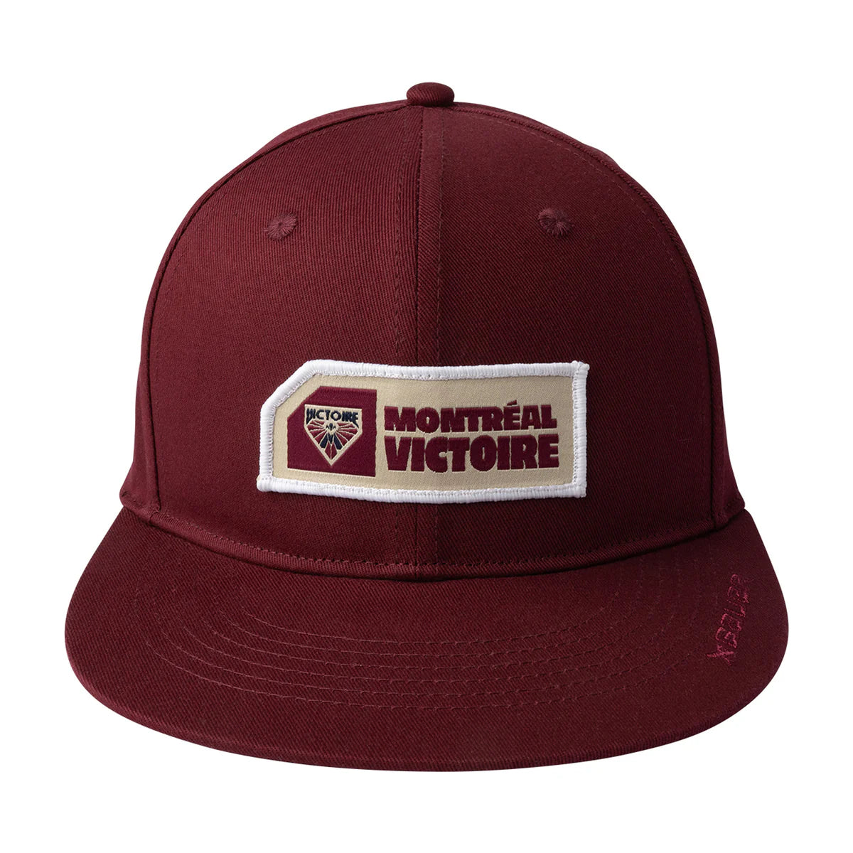 Montreal Victoire PWHL Bauer Unisex Maroon Flat Brim Snapback